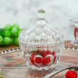 Imagen de Frasco de Vidrio para Dulces con Tapa, Recipiente de Vidrio para Aperitivos, Recipiente de Almacenamiento para el Hogar, Decoración.